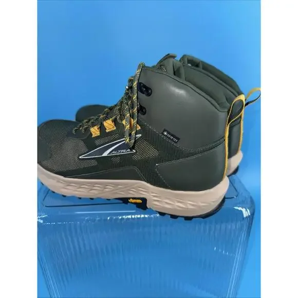 Altra Timp GTX Sz 12 Hiker GORE-TEX Mens Walking Boots Green WaterproofHiking